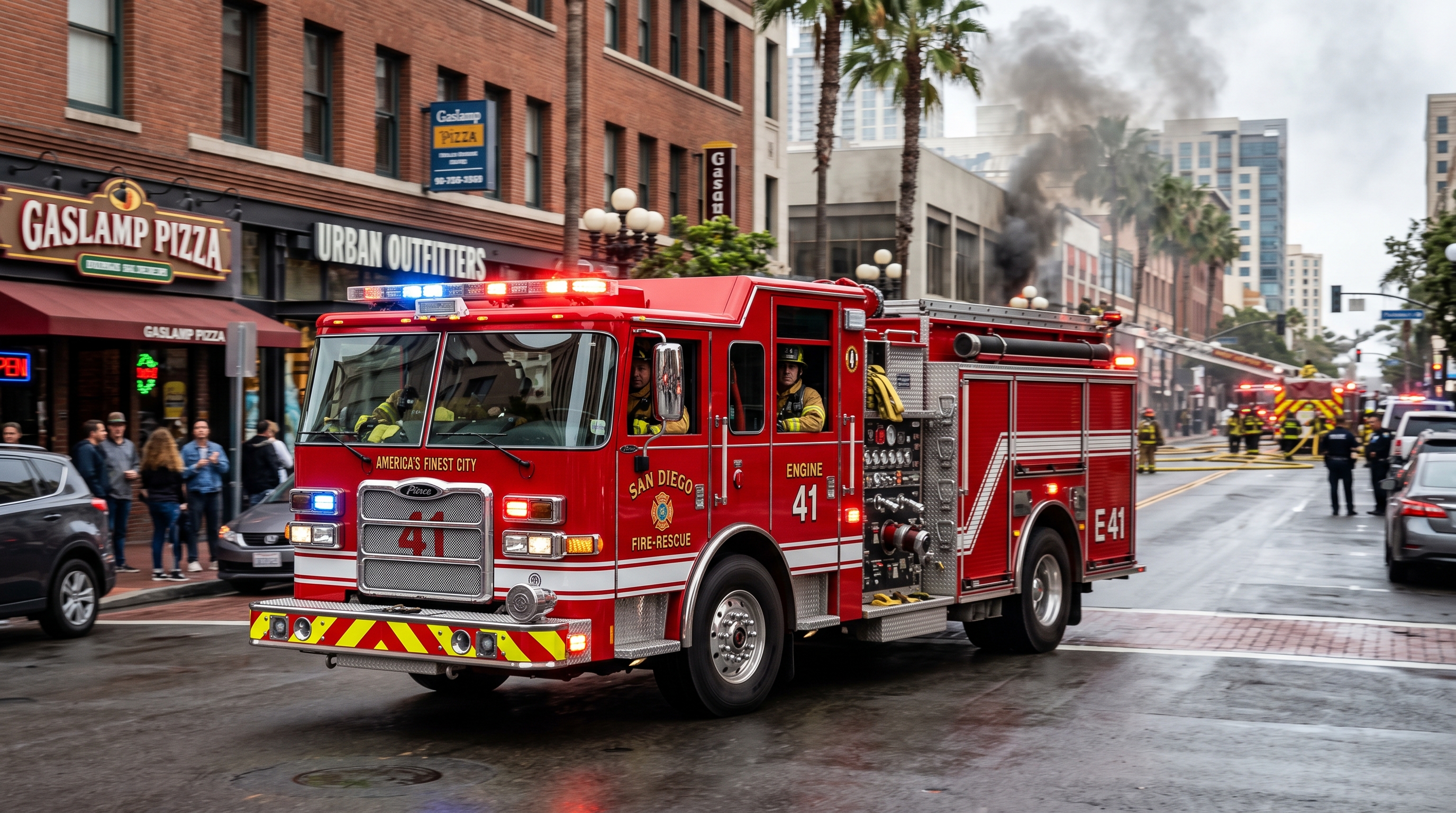 San Diego fire truck