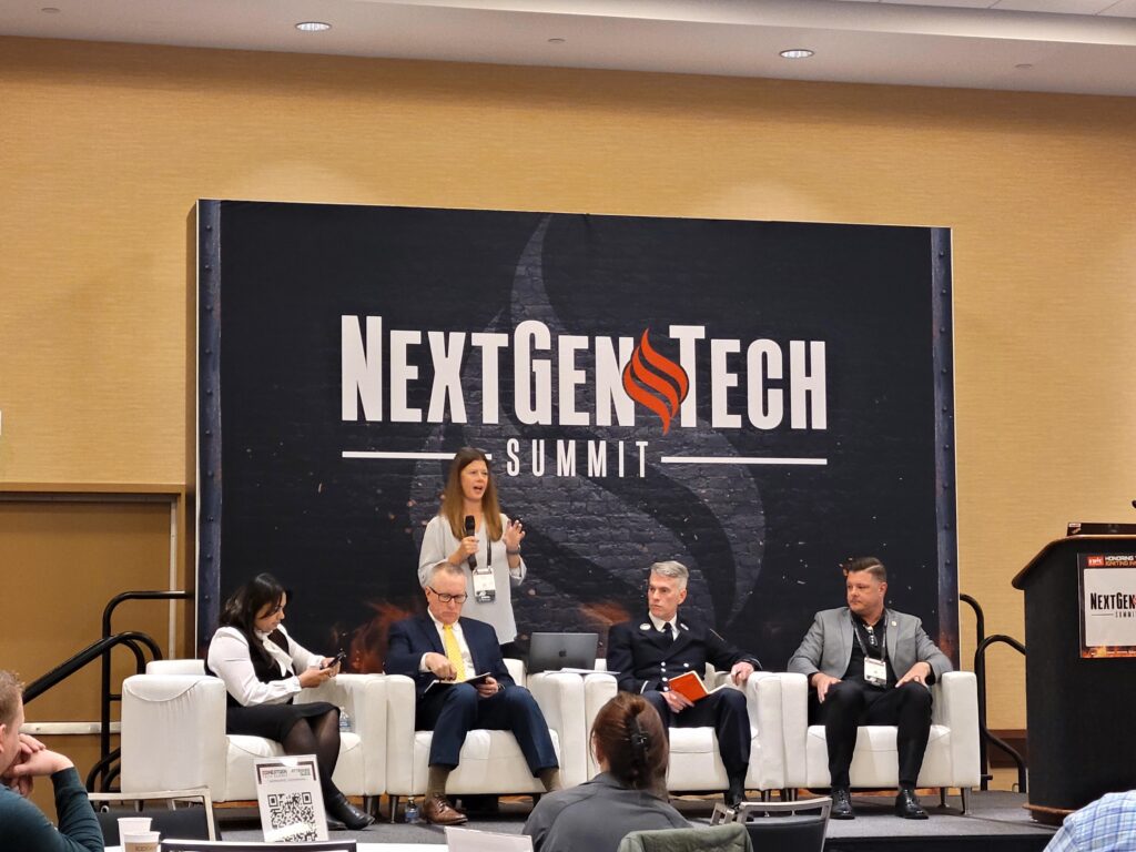 FDIC 2026 NextGen Tech Summit panel discussion on fire service technology innovation